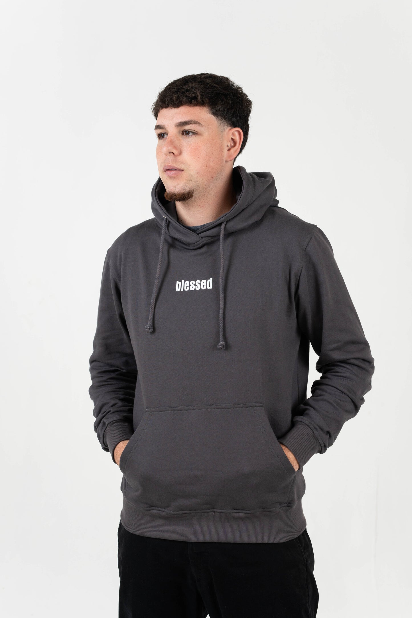 Blessed Essential Car Hoodie - Stone Wash
