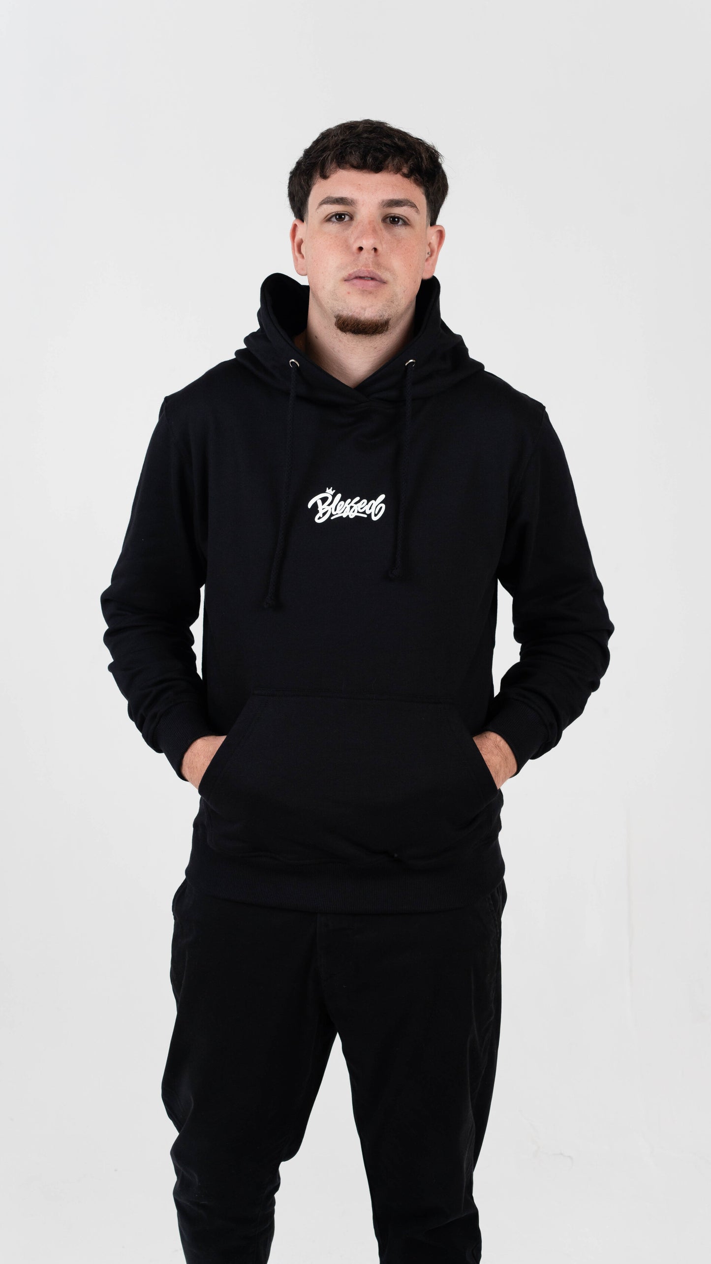 Blessed Essential Unisex Hoodie – Black
