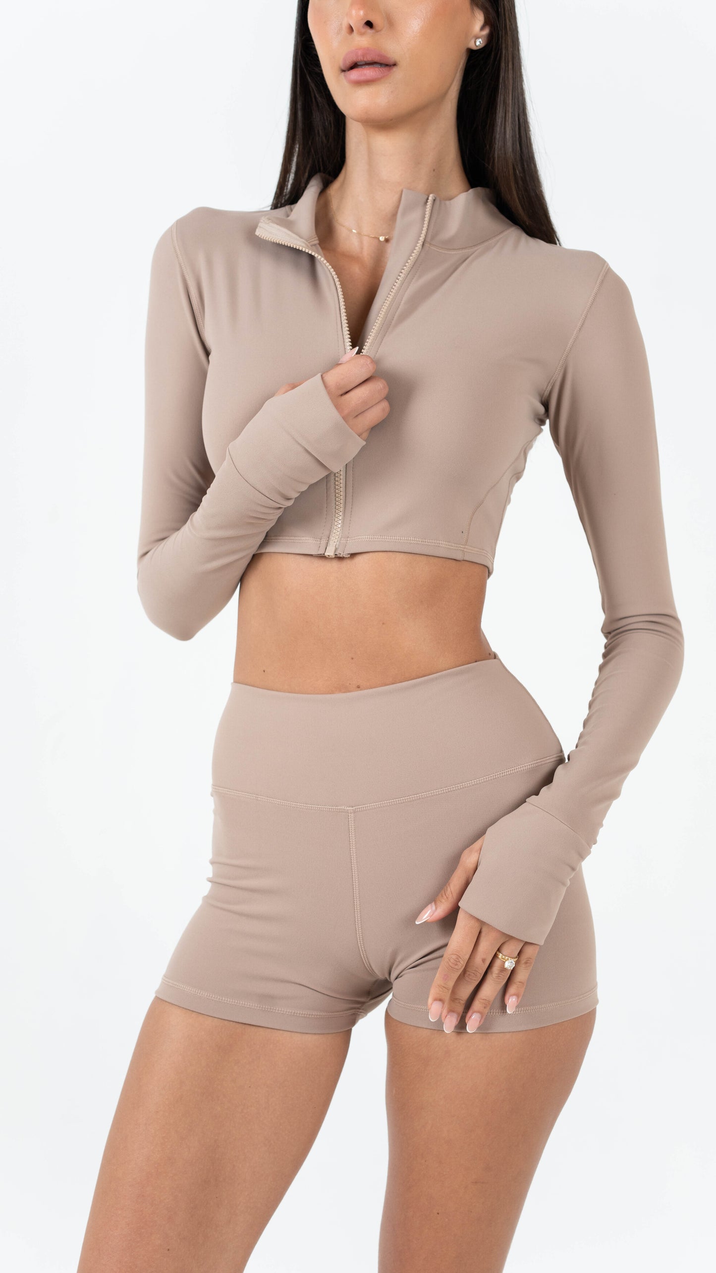 Blessed Sport Short Zip Set